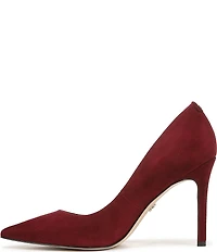 Sam Edelman Hazel Suede Pointed Toe Stiletto Pumps