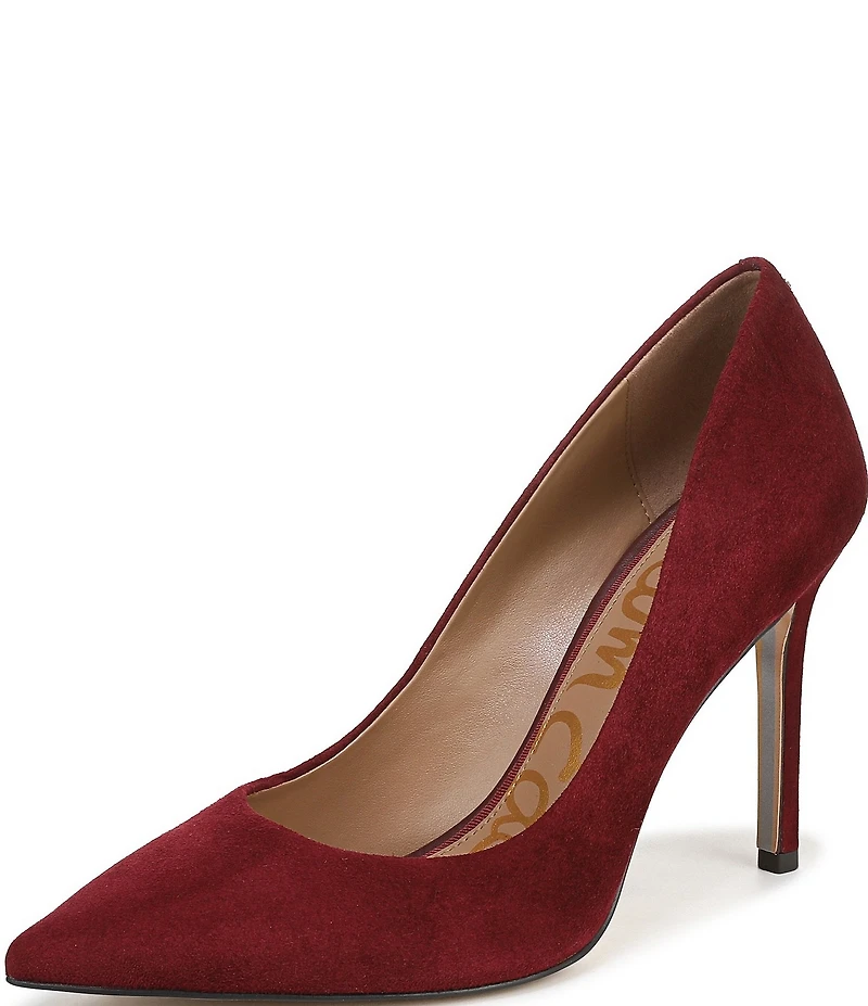 Sam Edelman Hazel Suede Pointed Toe Stiletto Pumps