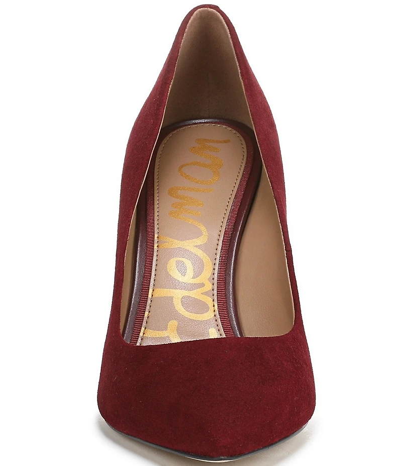 Sam Edelman Hazel Suede Pointed Toe Stiletto Pumps