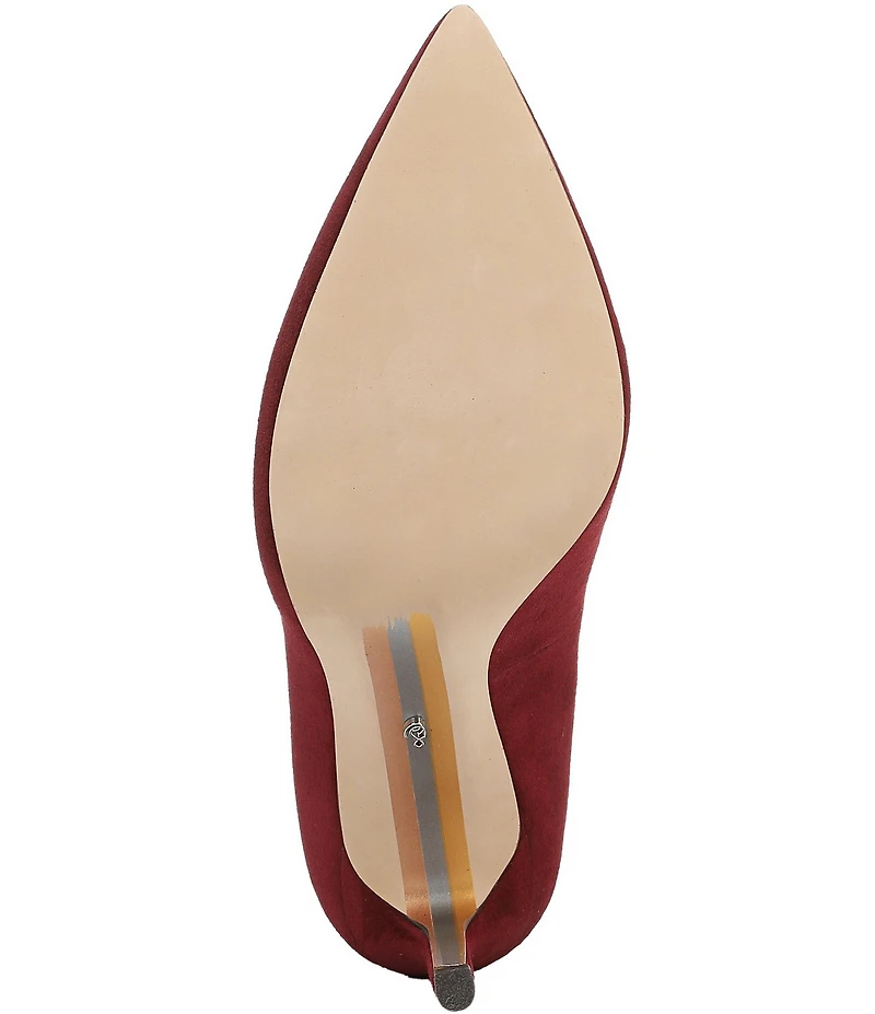 Sam Edelman Hazel Suede Pointed Toe Stiletto Pumps