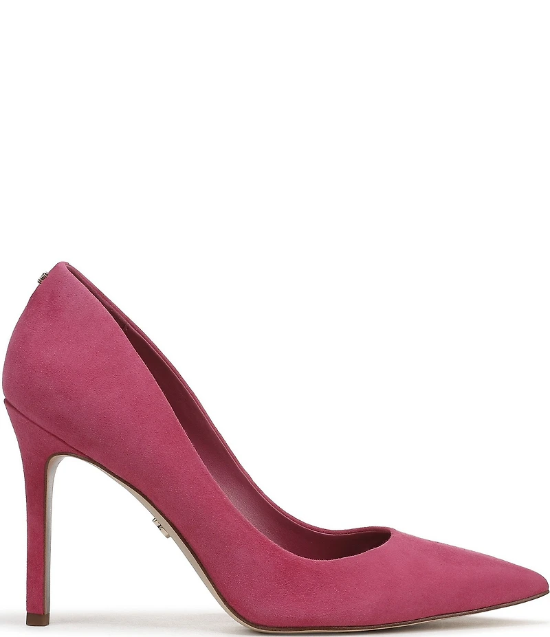 Sam Edelman Hazel Suede Pointed Toe Stiletto Pumps