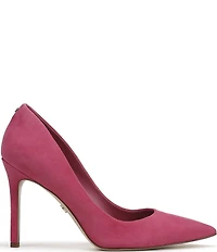 Sam Edelman Hazel Suede Pointed Toe Stiletto Pumps
