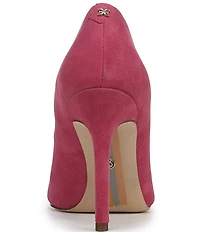 Sam Edelman Hazel Suede Pointed Toe Stiletto Pumps