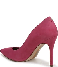 Sam Edelman Hazel Suede Pointed Toe Stiletto Pumps