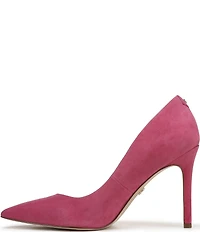 Sam Edelman Hazel Suede Pointed Toe Stiletto Pumps