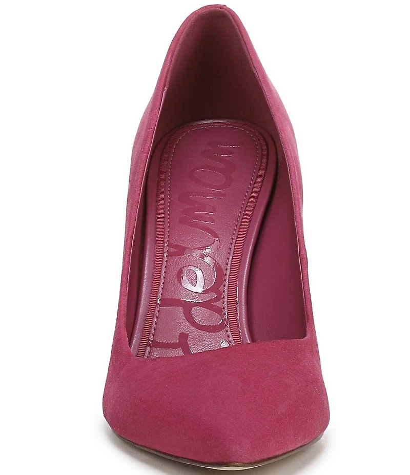 Sam Edelman Hazel Suede Pointed Toe Stiletto Pumps