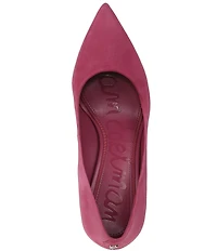 Sam Edelman Hazel Suede Pointed Toe Stiletto Pumps