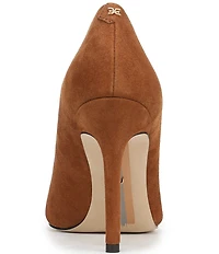 Sam Edelman Hazel Suede Pointed Toe Stiletto Pumps
