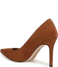 Sam Edelman Hazel Suede Pointed Toe Stiletto Pumps