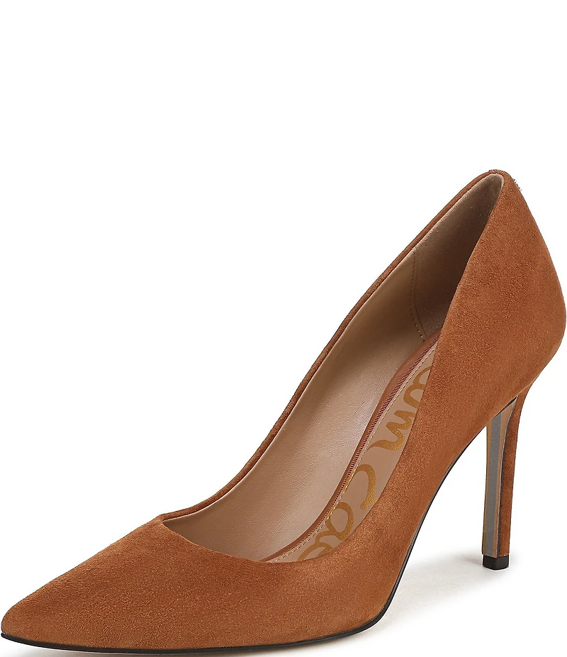 Sam Edelman Hazel Suede Pointed Toe Stiletto Pumps