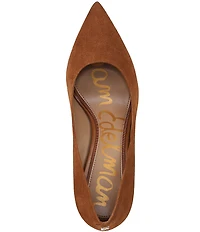 Sam Edelman Hazel Suede Pointed Toe Stiletto Pumps