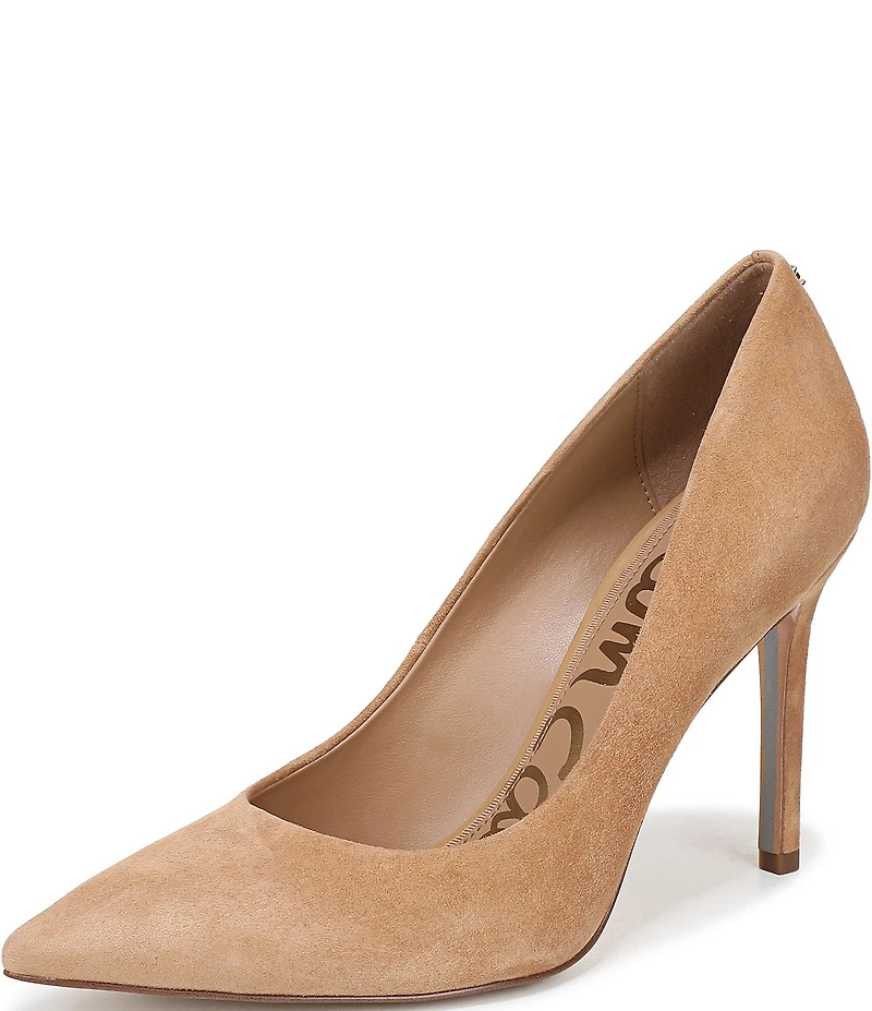 Sam Edelman Hazel Suede Pointed Toe Stiletto Pumps