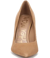 Sam Edelman Hazel Suede Pointed Toe Stiletto Pumps