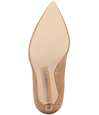 Sam Edelman Hazel Suede Pointed Toe Stiletto Pumps
