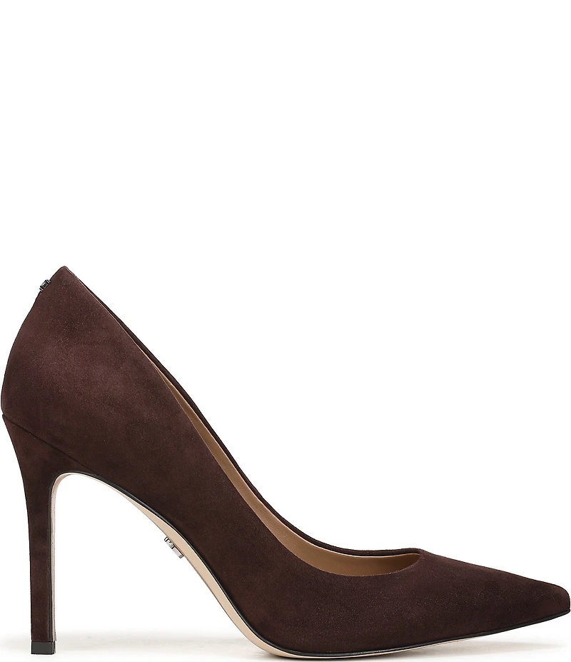 Sam Edelman Hazel Suede Pointed Toe Stiletto Pumps