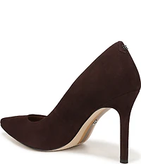 Sam Edelman Hazel Suede Pointed Toe Stiletto Pumps