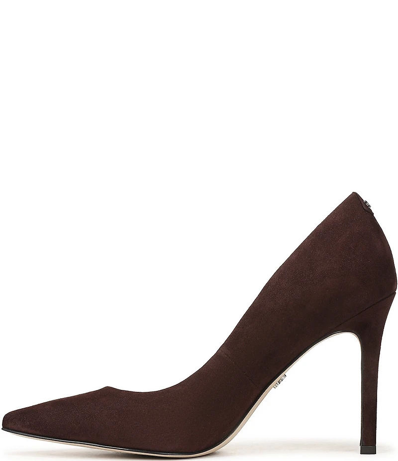 Sam Edelman Hazel Suede Pointed Toe Stiletto Pumps