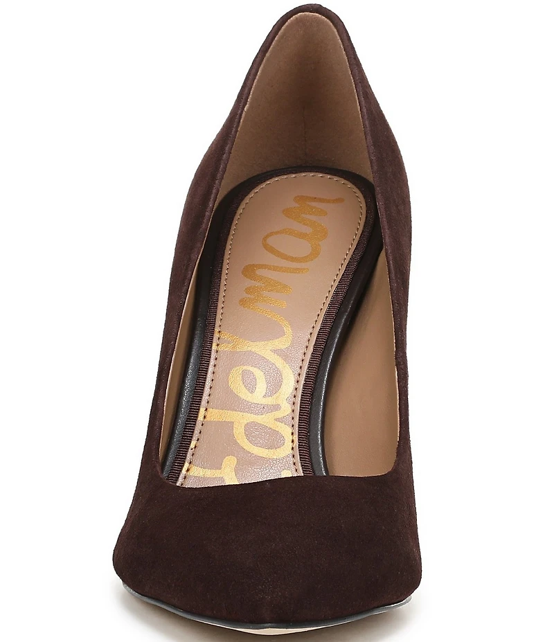 Sam Edelman Hazel Suede Pointed Toe Stiletto Pumps