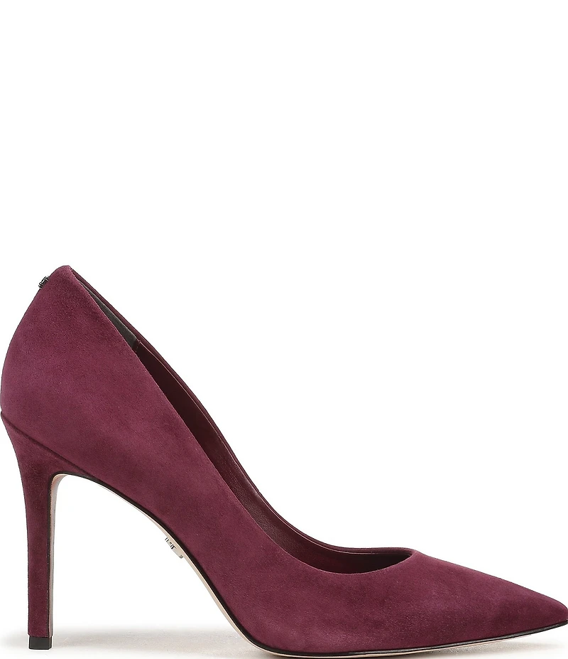 Sam Edelman Hazel Suede Pointed Toe Stiletto Pumps