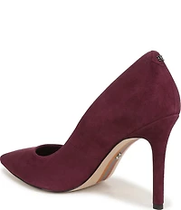 Sam Edelman Hazel Suede Pointed Toe Stiletto Pumps