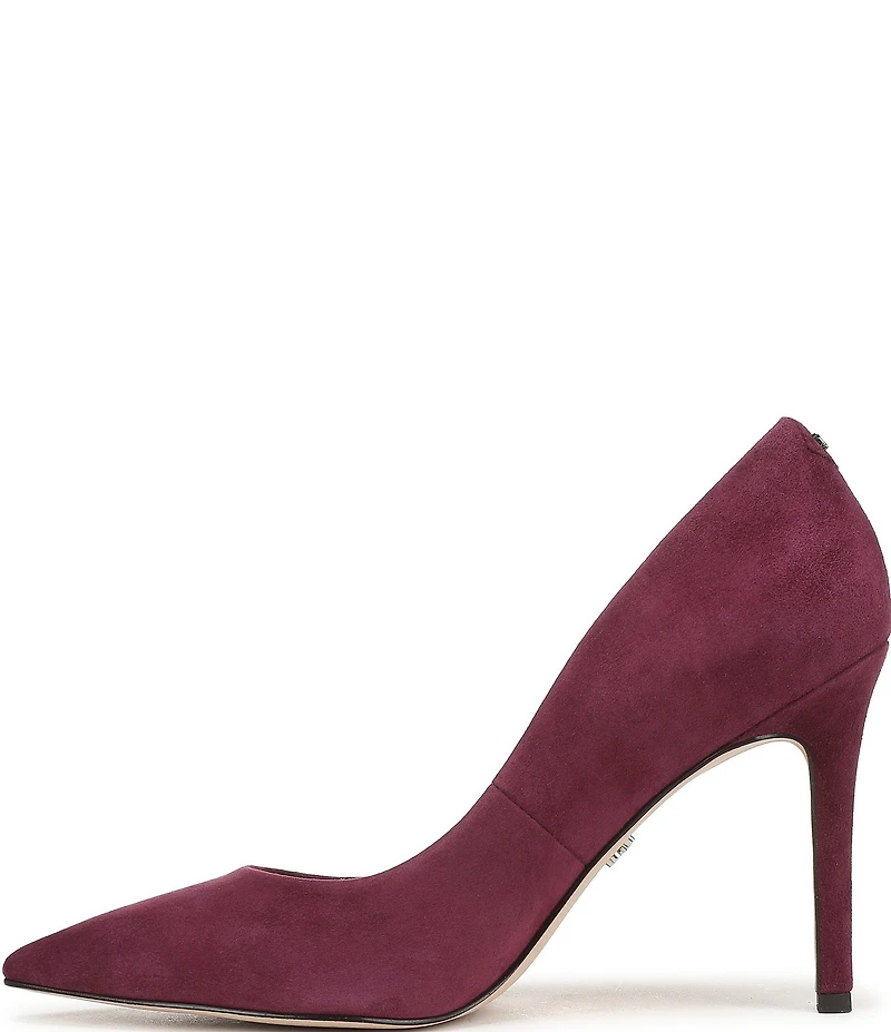 Sam Edelman Hazel Suede Pointed Toe Stiletto Pumps
