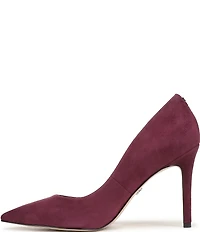 Sam Edelman Hazel Suede Pointed Toe Stiletto Pumps