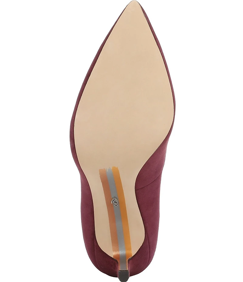Sam Edelman Hazel Suede Pointed Toe Stiletto Pumps