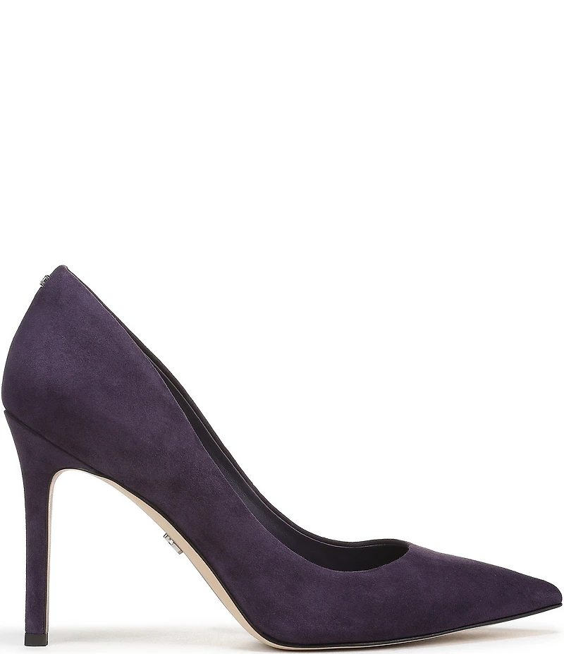 Sam Edelman Hazel Suede Pointed Toe Stiletto Pumps