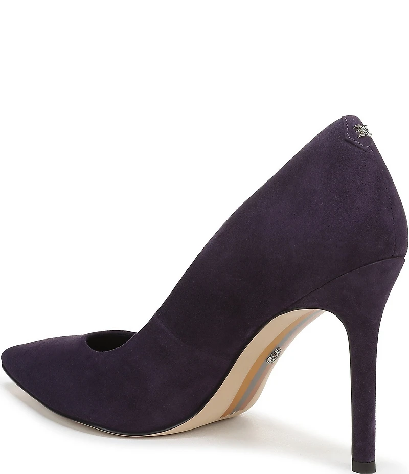Sam Edelman Hazel Suede Pointed Toe Stiletto Pumps