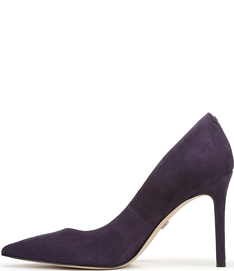 Sam Edelman Hazel Suede Pointed Toe Stiletto Pumps
