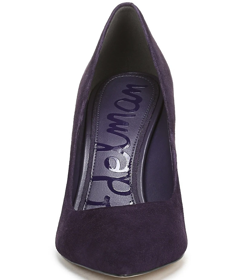 Sam Edelman Hazel Suede Pointed Toe Stiletto Pumps