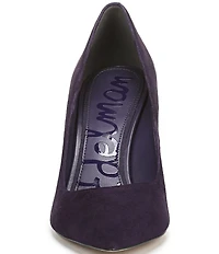 Sam Edelman Hazel Suede Pointed Toe Stiletto Pumps
