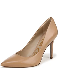 Sam Edelman Hazel Leather Pointed Toe Stiletto Pumps
