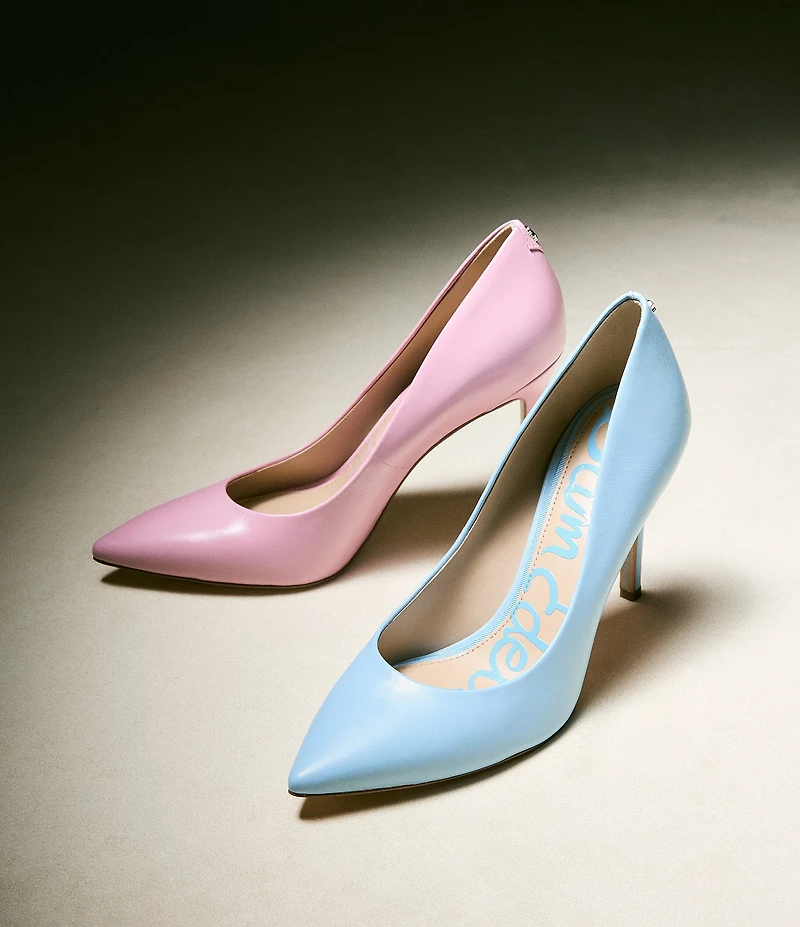 Sam Edelman Hazel Leather Pointed Toe Stiletto Pumps