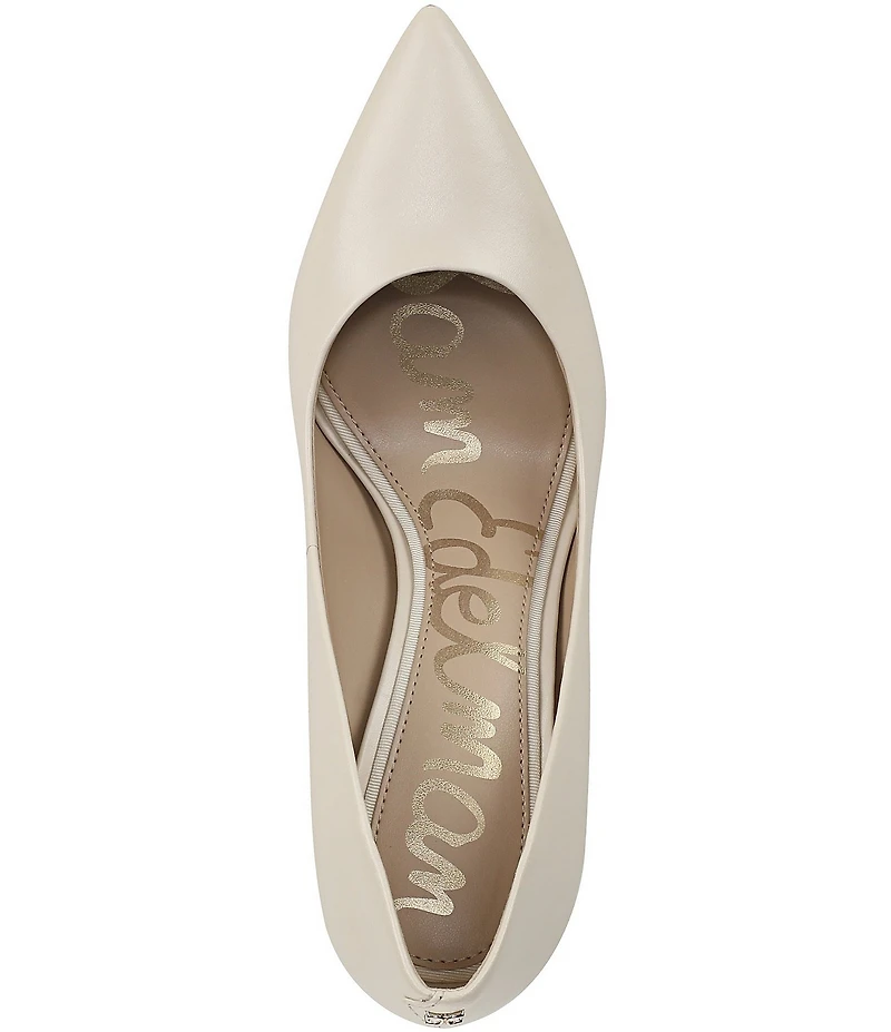 Sam Edelman Hazel Leather Pointed Toe Stiletto Pumps