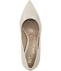 Sam Edelman Hazel Leather Pointed Toe Stiletto Pumps
