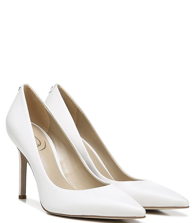 Sam Edelman Hazel Leather Pointed Toe Stiletto Pumps