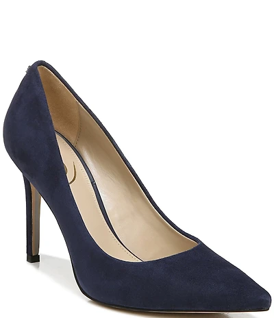 Sam Edelman Hazel Suede Pointed Toe Stiletto Pumps