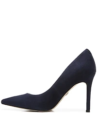 Sam Edelman Hazel Suede Pointed Toe Stiletto Pumps