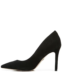 Sam Edelman Hazel Suede Pointed Toe Stiletto Pumps