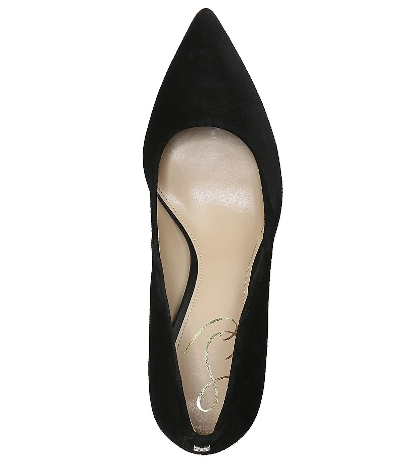 Sam Edelman Hazel Suede Pointed Toe Stiletto Pumps