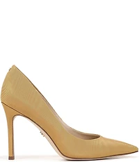 Sam Edelman Hazel Silk Fabric Pointed Toe Pumps