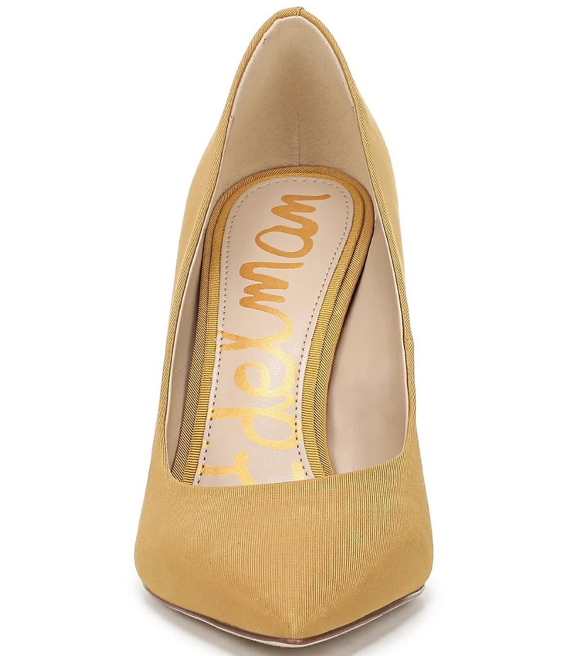 Sam Edelman Hazel Silk Fabric Pointed Toe Pumps