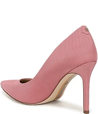 Sam Edelman Hazel Silk Fabric Pointed Toe Pumps
