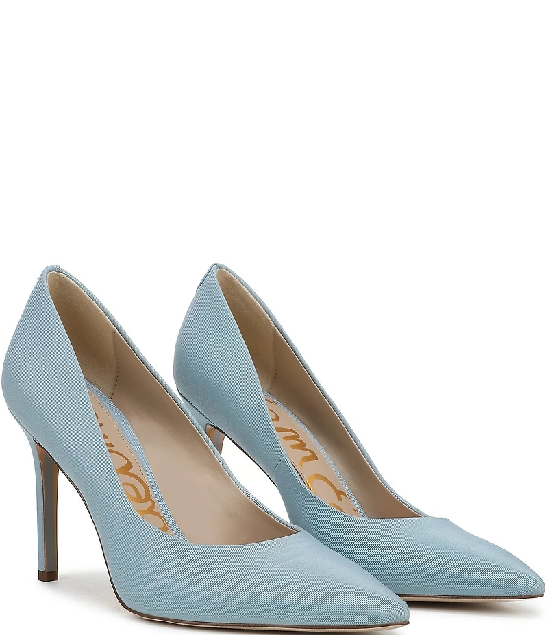 Sam Edelman Hazel Silk Fabric Pointed Toe Pumps