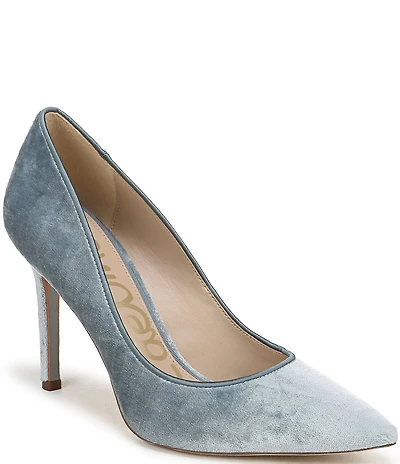Sam Edelman Hazel Velvet Pointed Toe Pumps