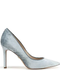Sam Edelman Hazel Velvet Pointed Toe Pumps