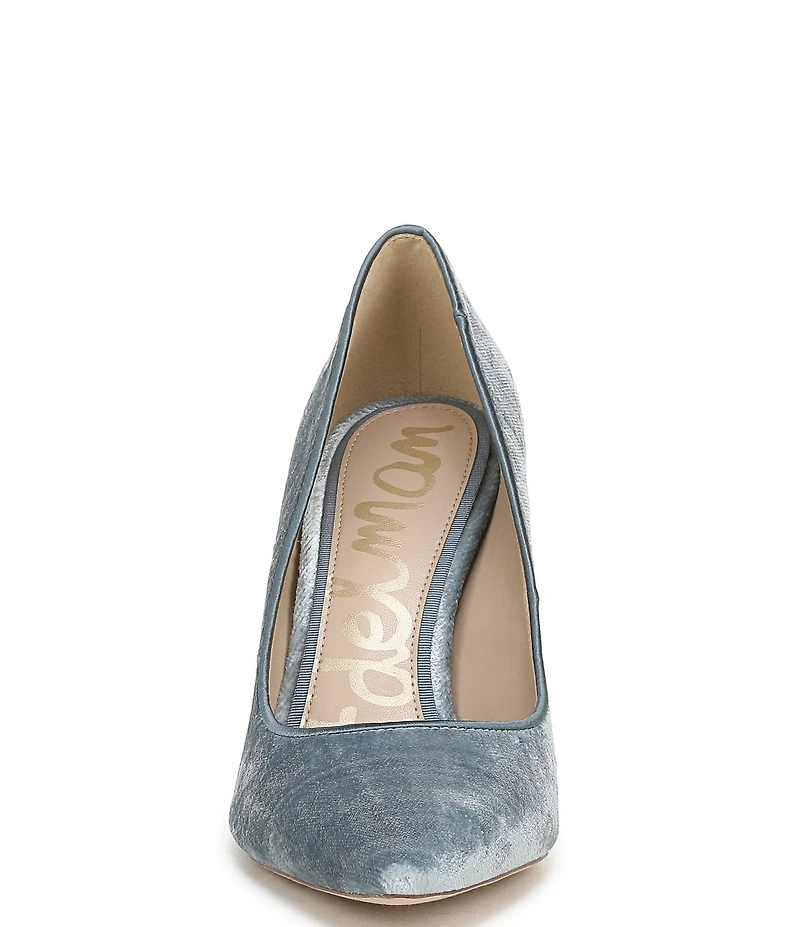 Sam Edelman Hazel Velvet Pointed Toe Pumps