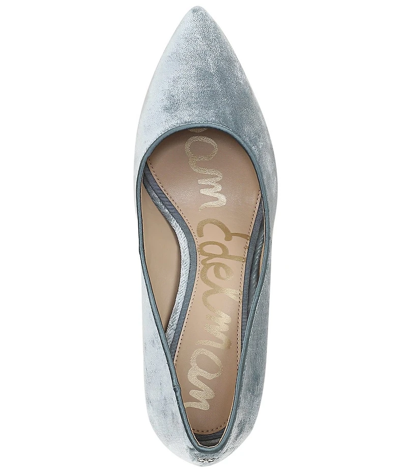 Sam Edelman Hazel Velvet Pointed Toe Pumps