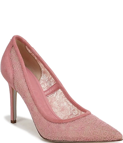 Sam Edelman Hazel Whimsy Mesh Pointed Toe Pumps